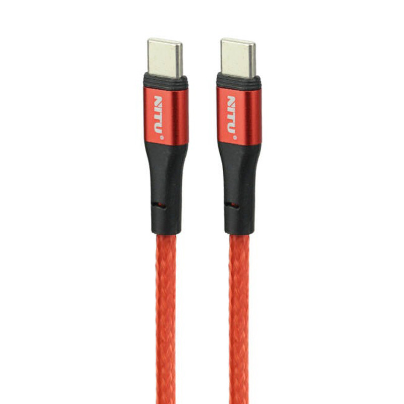 کابل کوتاه فست شارژ Nitu NC37 Type-C to Type-C 60W 30cm