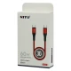 کابل کوتاه فست شارژ Nitu NC37 Type-C to Type-C 60W 30cm