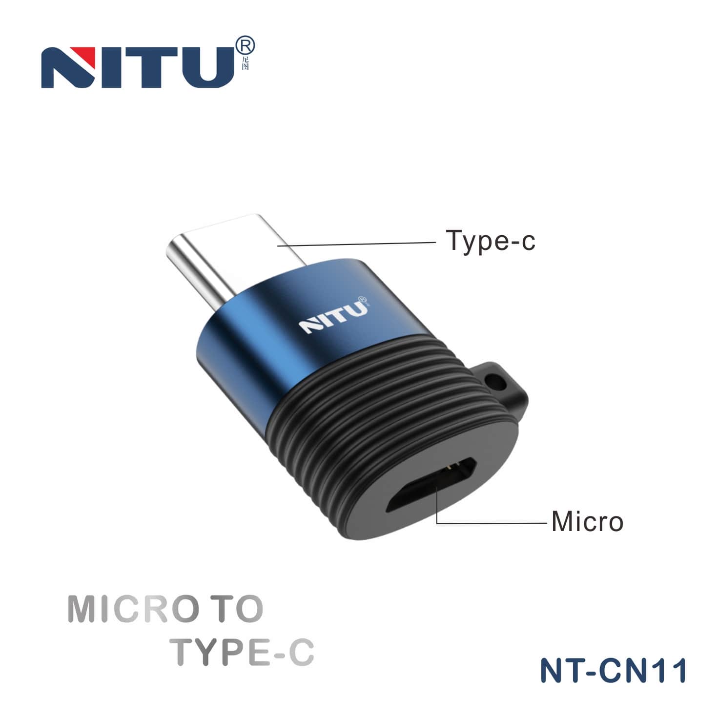 تبدیل Nitu NT-CN11 OTG MicroUSB To Type-C