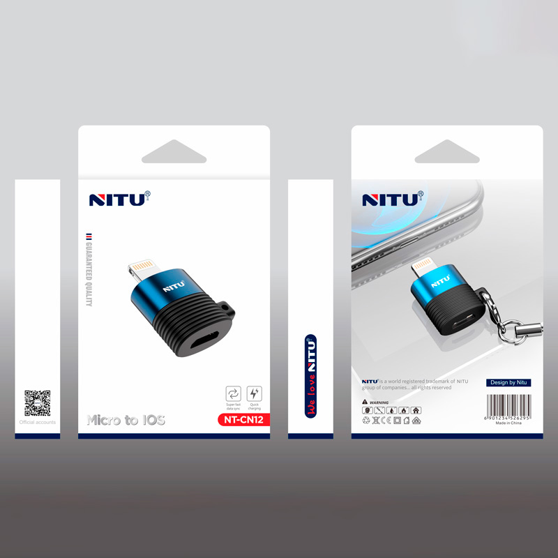 تبدیل Nitu NT-CN12 OTG MicroUSB To Lightning