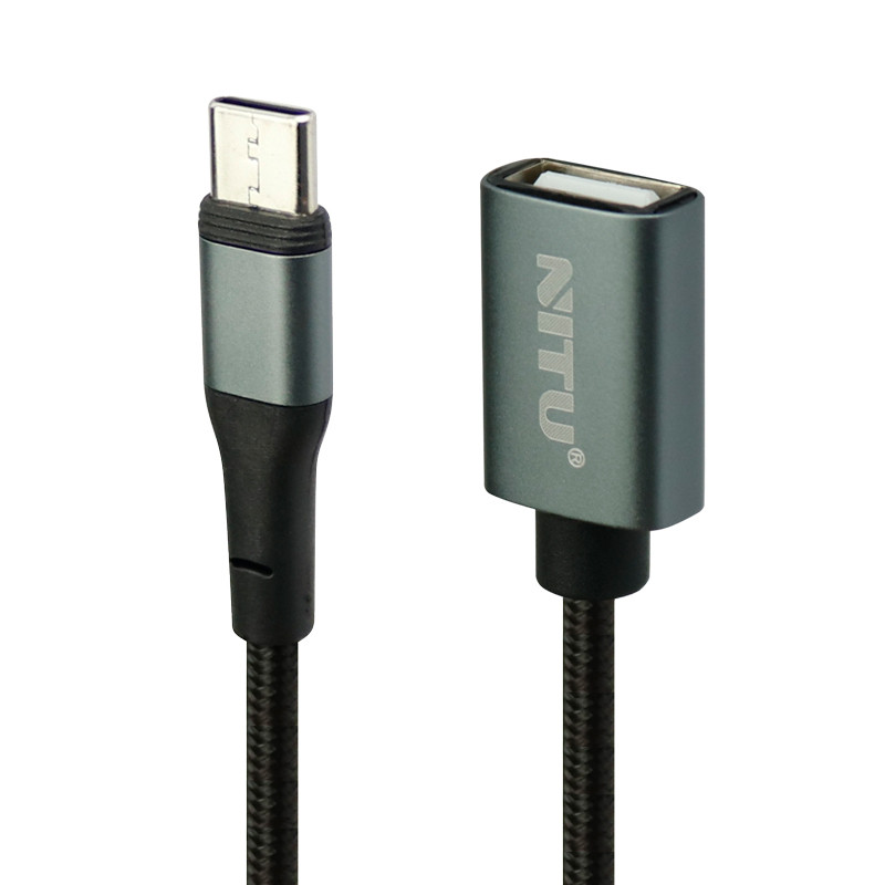 کابل تبدیل Nitu NT-CN18 OTG USB To Type-C