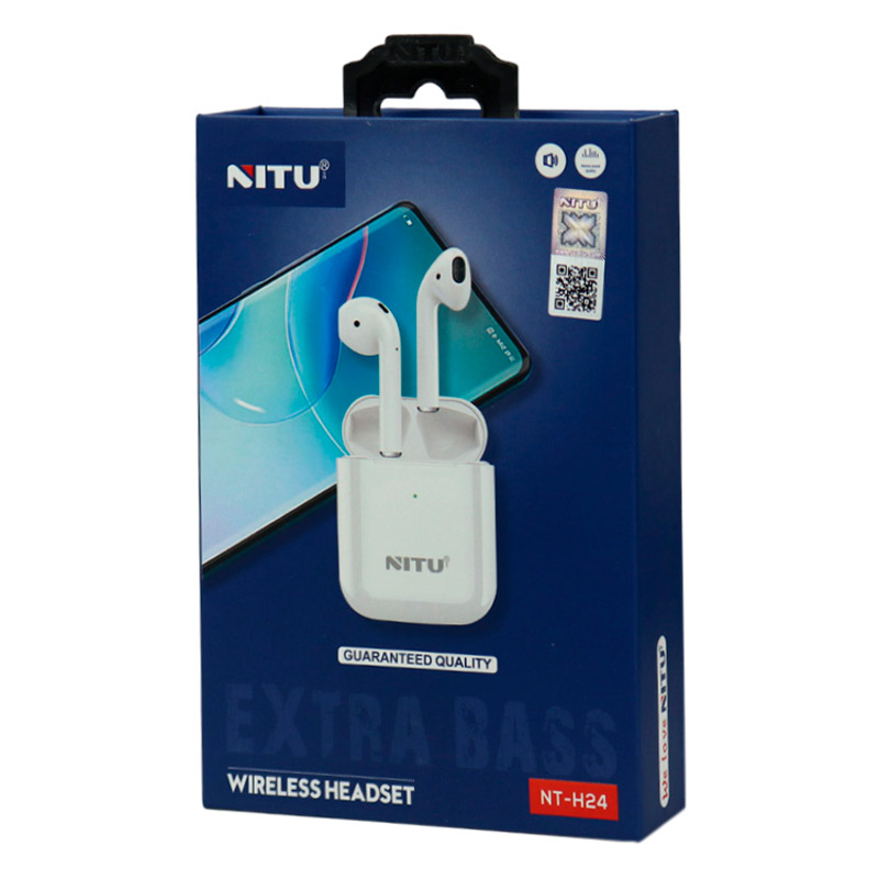 هندزفری بلوتوث دو تایی Nitu NT-H24 TWS