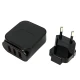 شارژر دیواری Nitu NT-TC026 3Port 3.4A + کابل میکرو یو اس بی و تبدیل EU