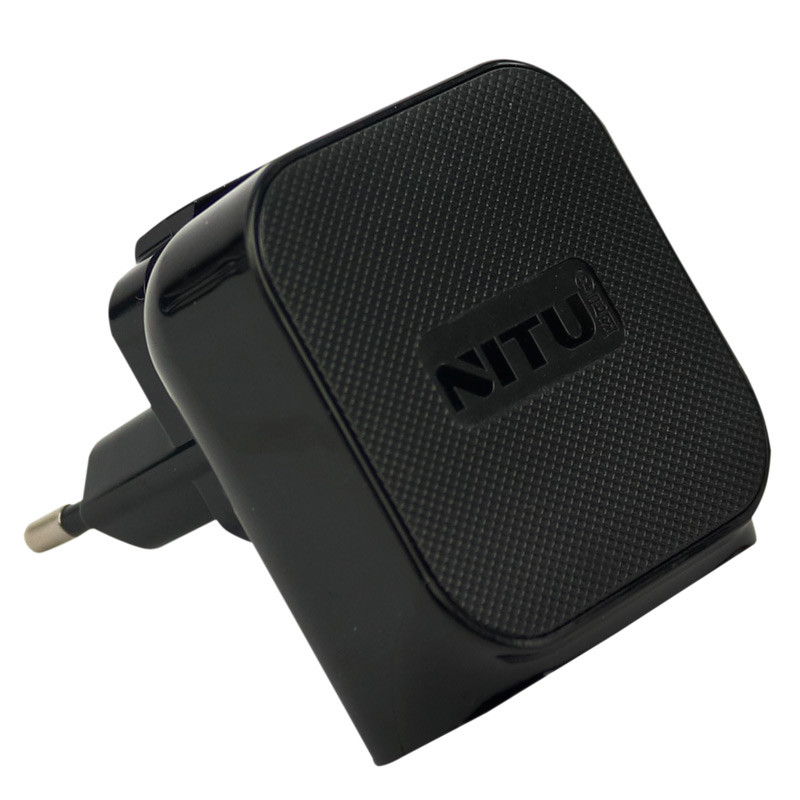 شارژر دیواری Nitu NT-TC026 3Port 3.4A + کابل میکرو یو اس بی و تبدیل EU