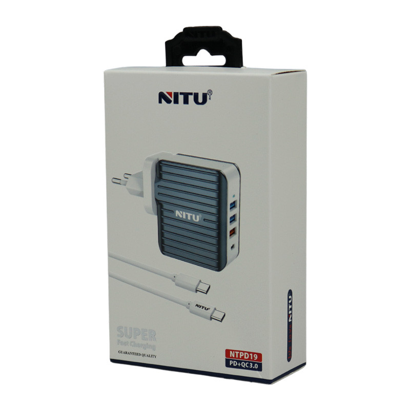 خرید شارژر دیواری 39 وات نیتو NTPD19 QC3.0 PD 4.5A
