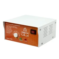 محافظ برق 3 حالته 2 خانه امگا با کابل 1٫8 متری Omega F2000