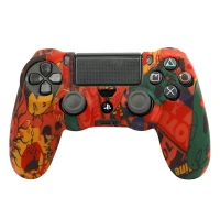 روکش دسته بازی PS4 طرح اسکلت زمینه قرمز