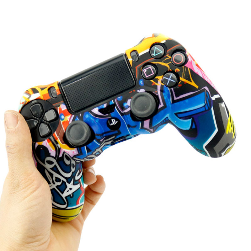 روکش دسته بازی PS4 طرح رنگی سه بعدی کد 2