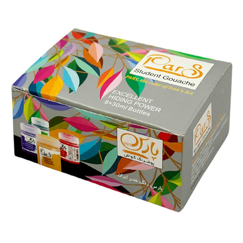 گواش 6 رنگ پارس Pars