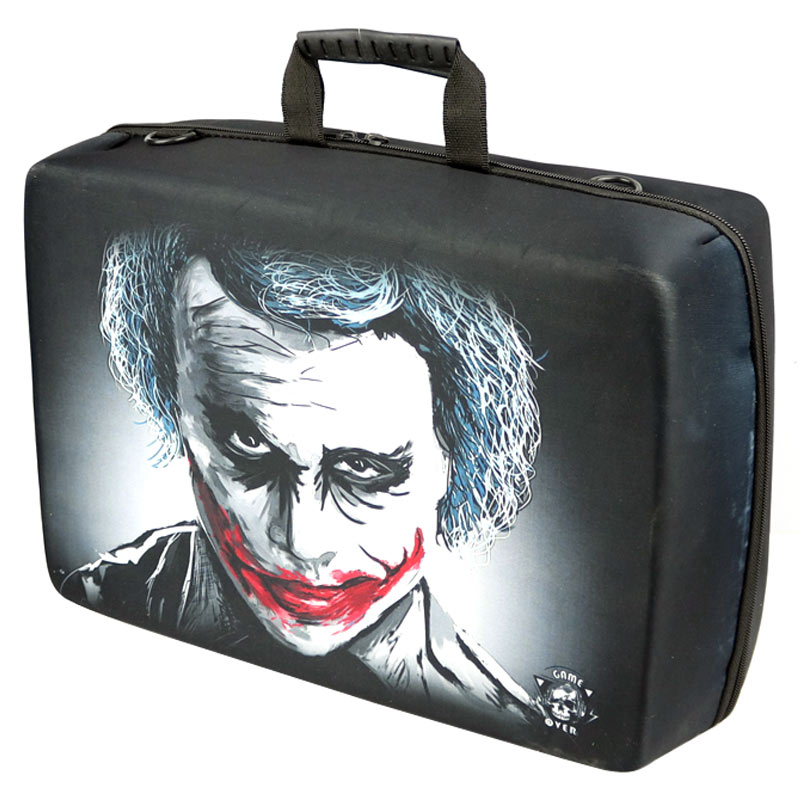 کیف کنسول بازی PS5 طرح Joker سیاه سفید