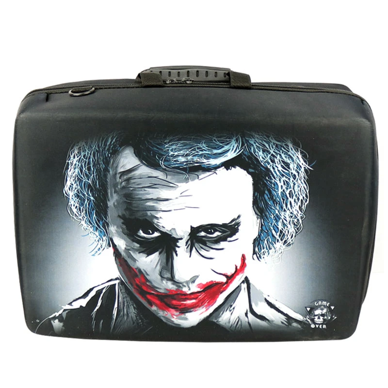 کیف کنسول بازی PS5 طرح Joker سیاه سفید
