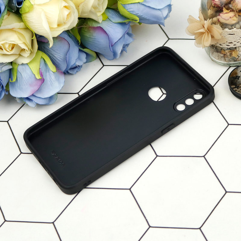 قاب محافظ لنزدار آینه ای + پاپ سوکت طرح LV مشکی Samsung Galaxy A10s