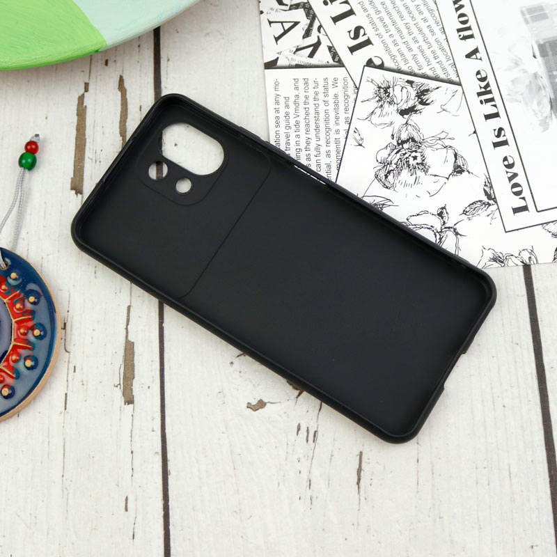 قاب طرحدار محافظ لنزدار کشویی + پاپ سوکت Xiaomi Mi 11 Lite سری D