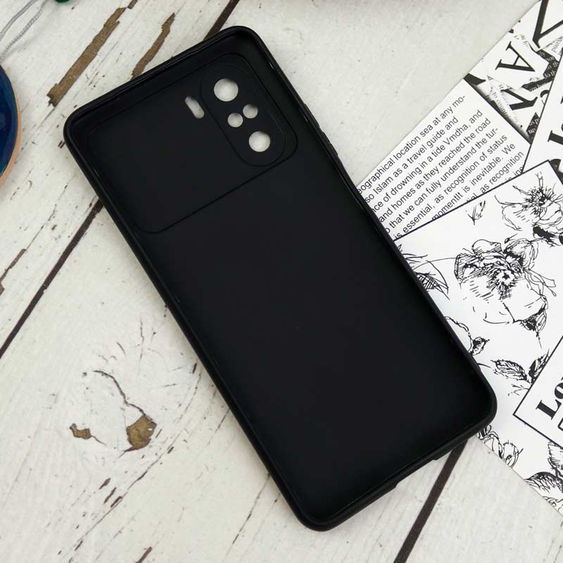 قاب طرحدار محافظ لنزدار کشویی + پاپ سوکت Xiaomi Poco F3 سری D