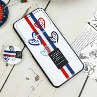قاب طرحدار محافظ لنزدار کشویی + پاپ سوکت Xiaomi Poco M3 سری D