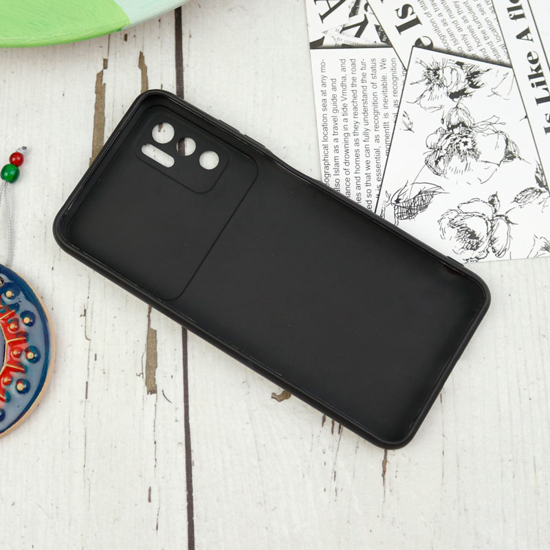 قاب طرحدار محافظ لنزدار کشویی + پاپ سوکت Xiaomi Poco M3 Pro سری D