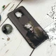 قاب طرحدار محافظ لنزدار کشویی + پاپ سوکت Xiaomi Redmi Note 9s سری D