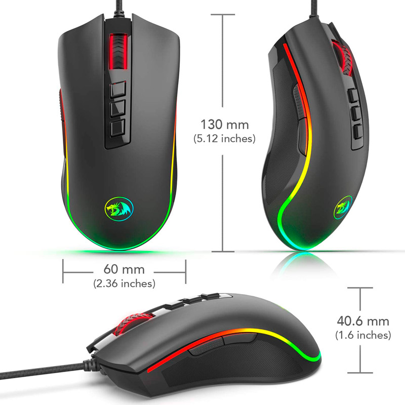 ماوس گیمینگ باسیم ردراگون مدل M711 COBRA