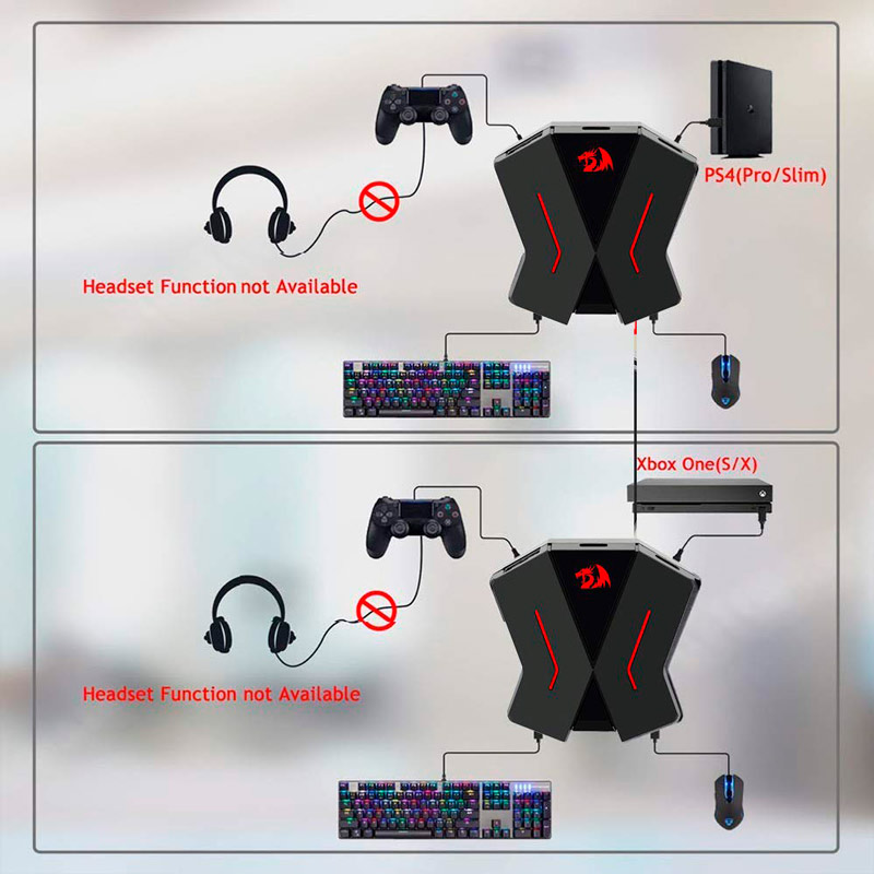 تبدیل کیبورد و موس کنسول Redargon Eris GA200