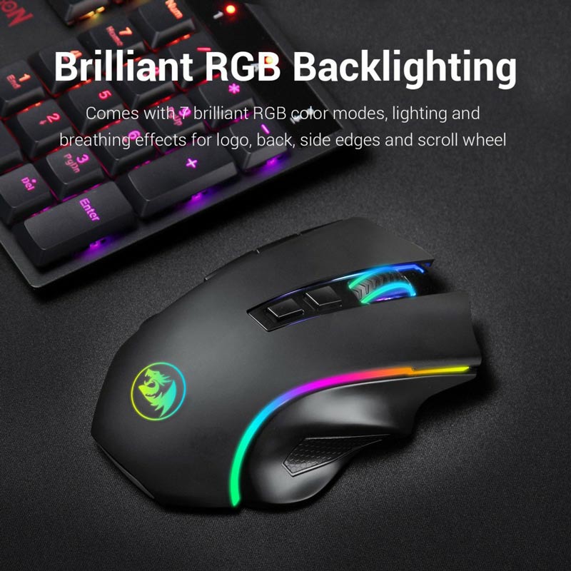 موس بی سیم گیمینگ Redragon Griffin M602-KS
