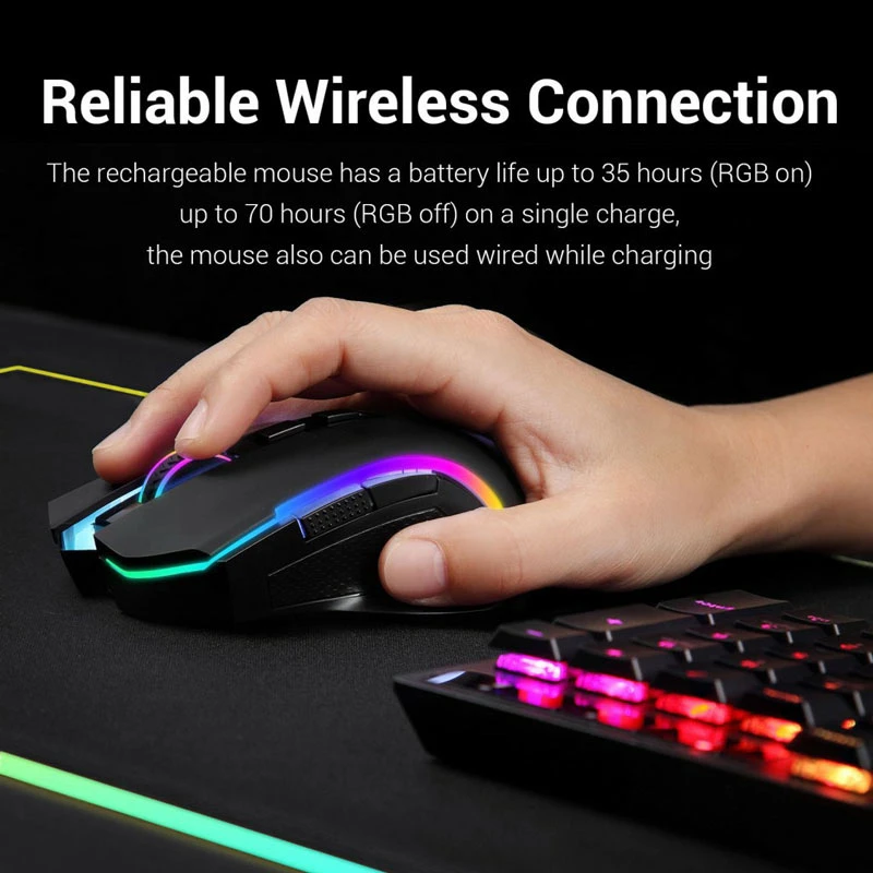 موس بی سیم گیمینگ Redragon Griffin M602-KS