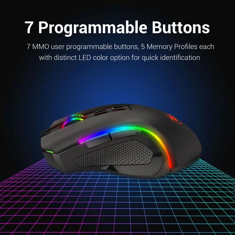 موس بی سیم گیمینگ Redragon Griffin M602-KS