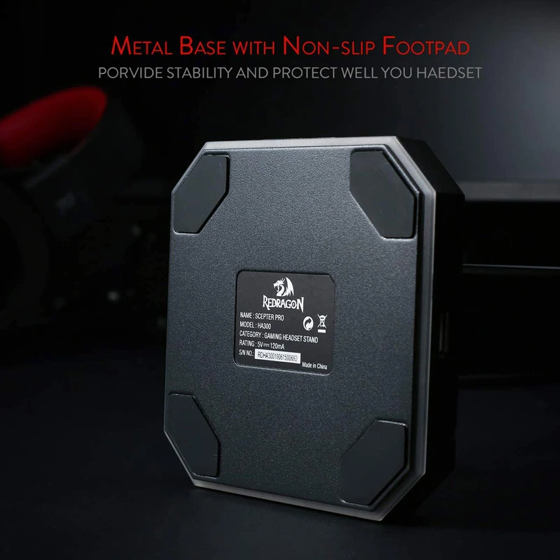 پایه نگهدارنده هدفون Redragon Scepter Pro HA300