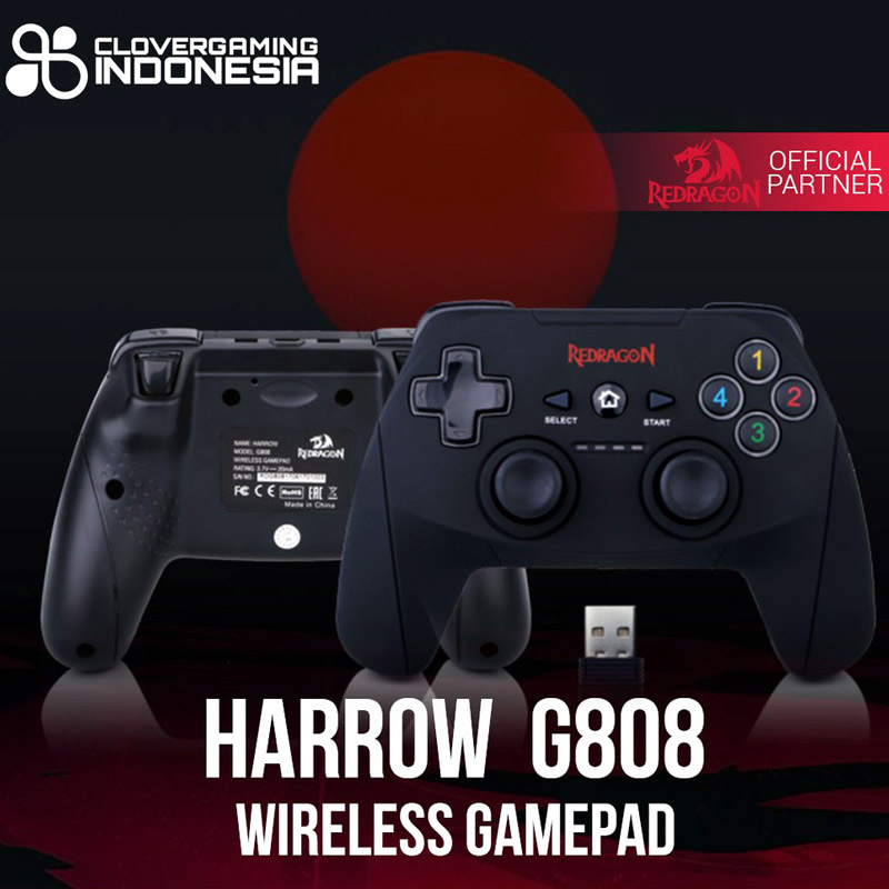 دسته بازی بی سیم ردراگون Harrow G808