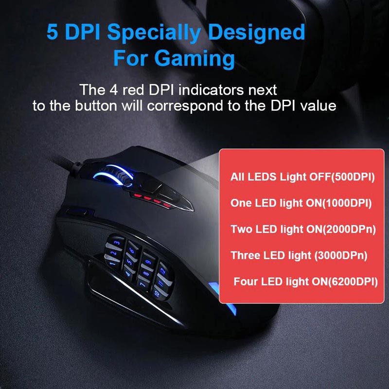 موس گیمینگ Redragon Impact M908