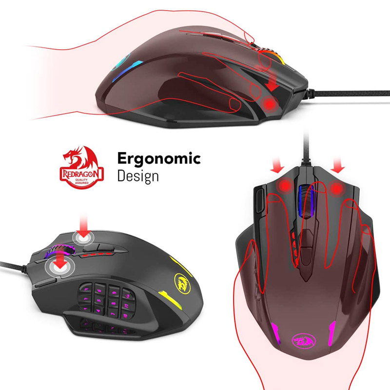 موس گیمینگ Redragon Impact M908