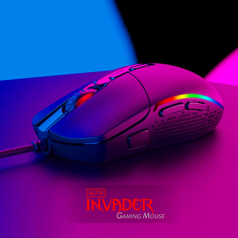 موس گیمینگ Redragon Invader M719-RGB