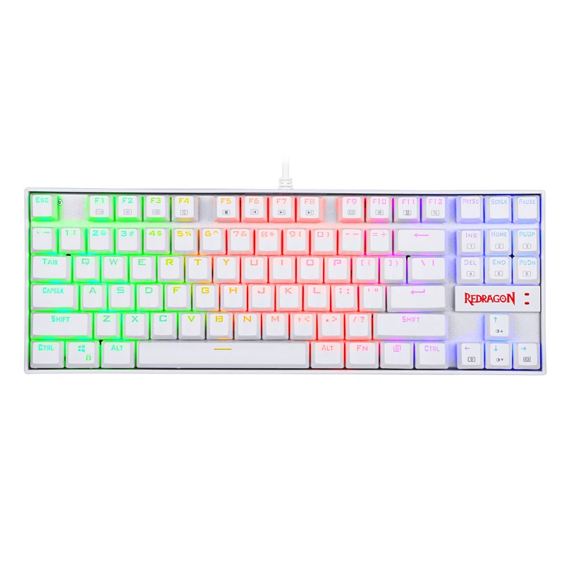 کیبورد گیمینگ ردراگون Kumara K552W-RGB Blue Switch
