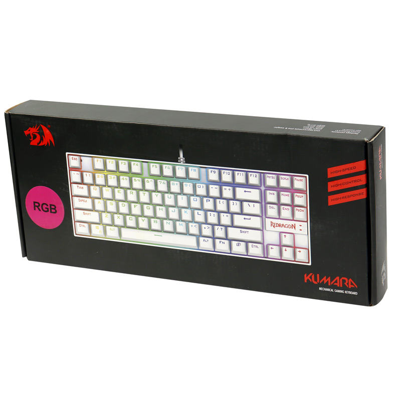 کیبورد گیمینگ ردراگون Kumara K552W-RGB Blue Switch