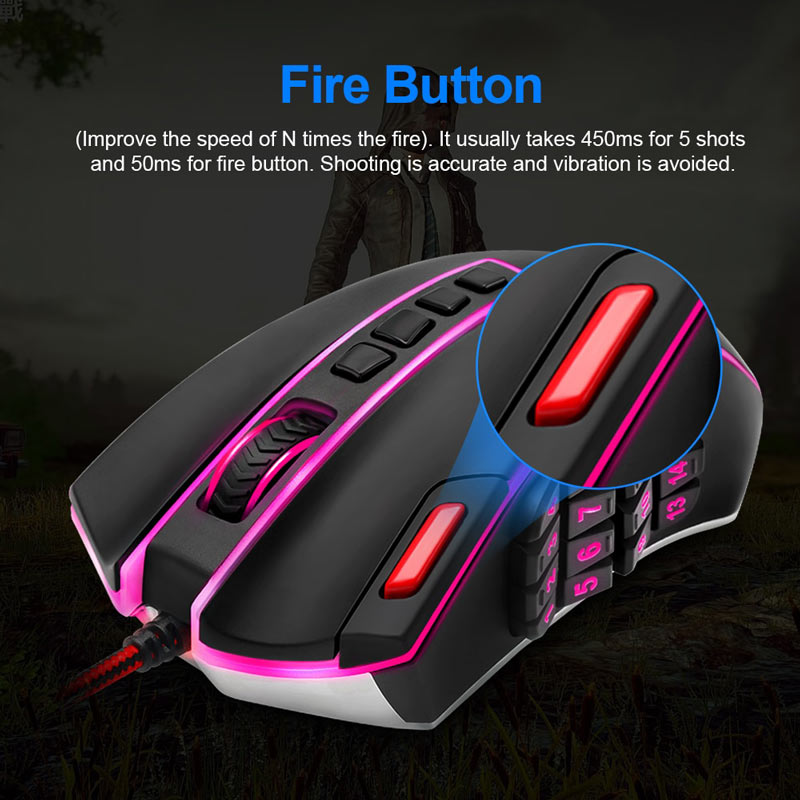 موس گیمینگ Redragon Legend Chroma M990 RGB