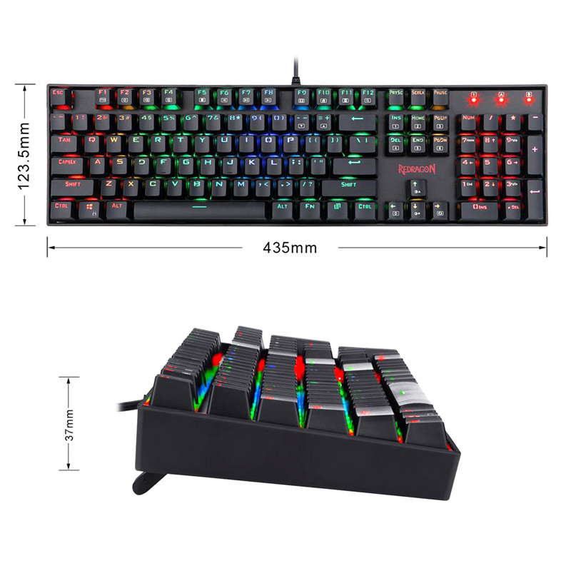 کیبورد گیمینگ ردراگون Mitra K551RGB-1
