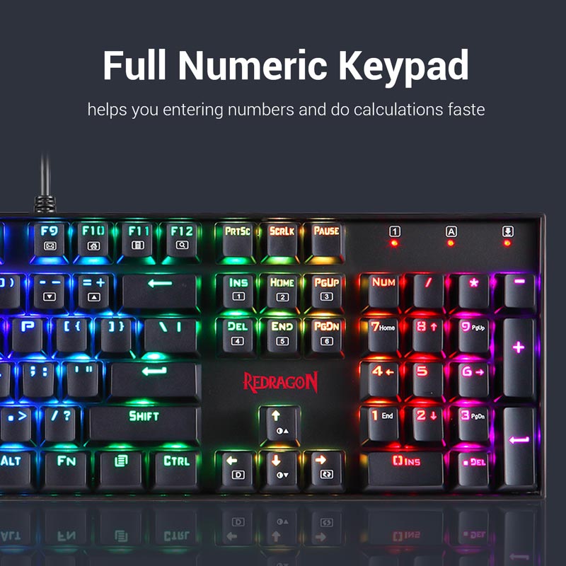 کیبورد گیمینگ ردراگون Mitra K551RGB-1