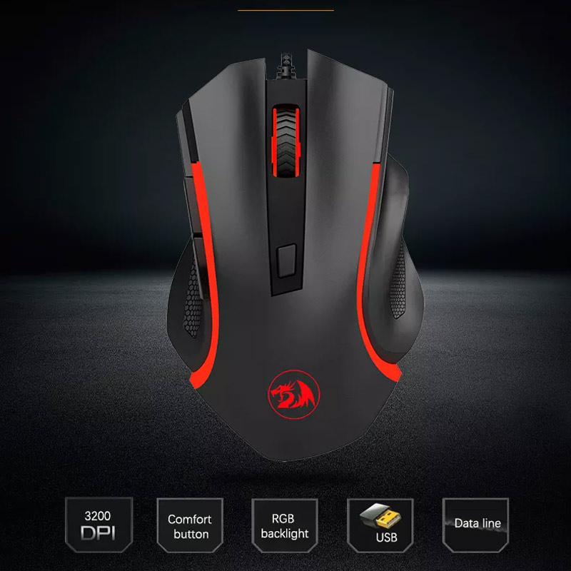 موس گیمینگ Redragon Nothosaur M606