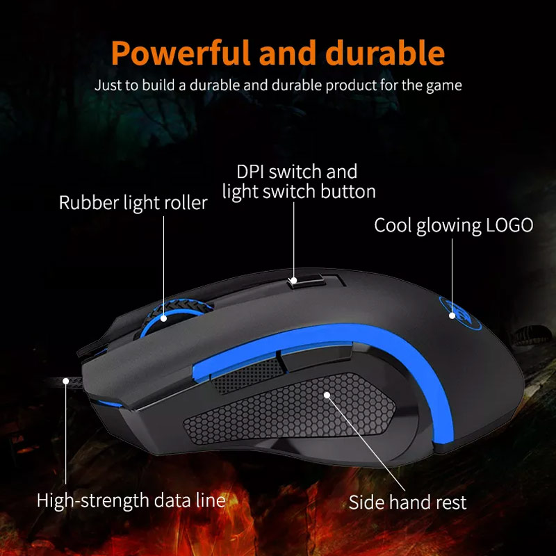 موس گیمینگ Redragon Nothosaur M606
