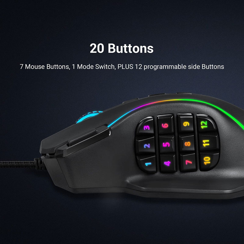 موس گیمینگ Redragon Perdition 4 M901-K2