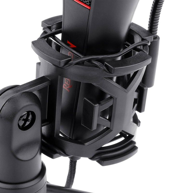 میکروفون کندانسور و پایه لرزشگیر Redragon Quasar 2 GM200-1 + پاپ فیلتر