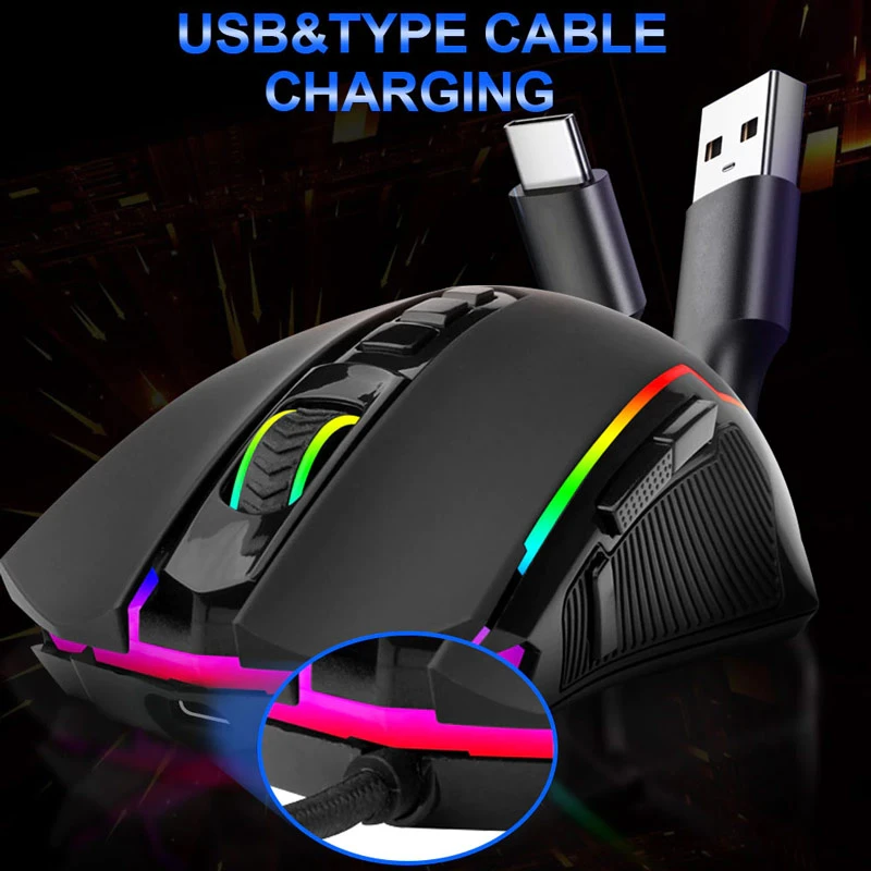 موس بی سیم گیمینگ Redragon Ranger Lite M910-KS