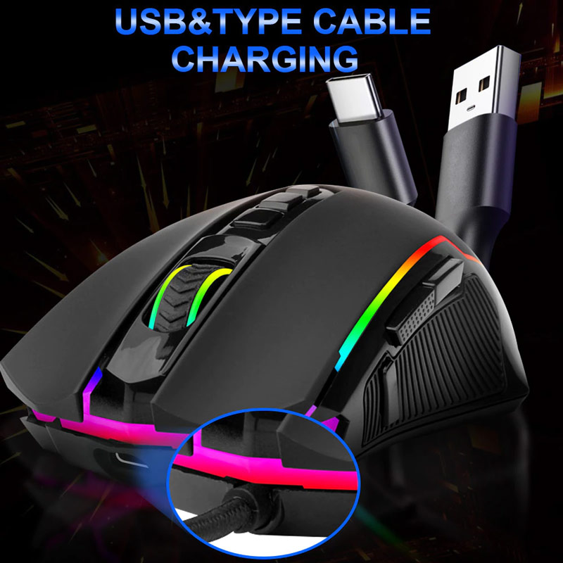 موس بی سیم گیمینگ Redragon Ranger Lite M910-KS