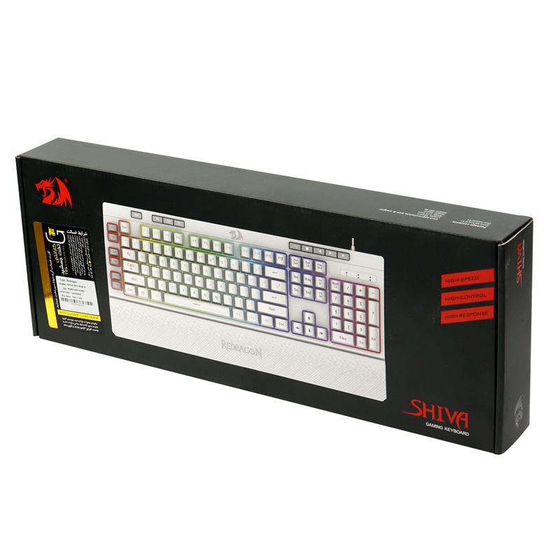 کیبورد گیمینگ ردراگون Shiva K512W-RGB