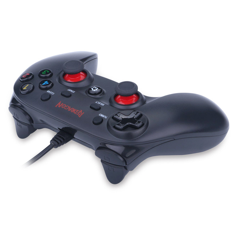 دسته بازی تک شوک دار سیمی Redragon Saturn G807 PC/PS3/PS2