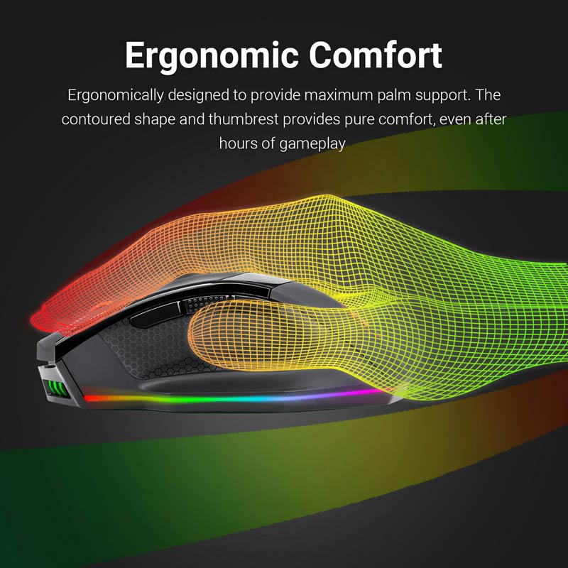 موس بی سیم گیمینگ Redragon Sniper Pro M801P-RGB