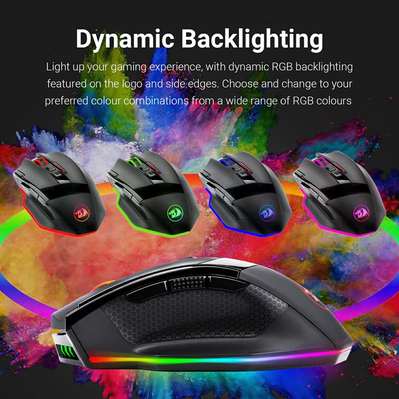 موس بی سیم گیمینگ Redragon Sniper Pro M801P-RGB