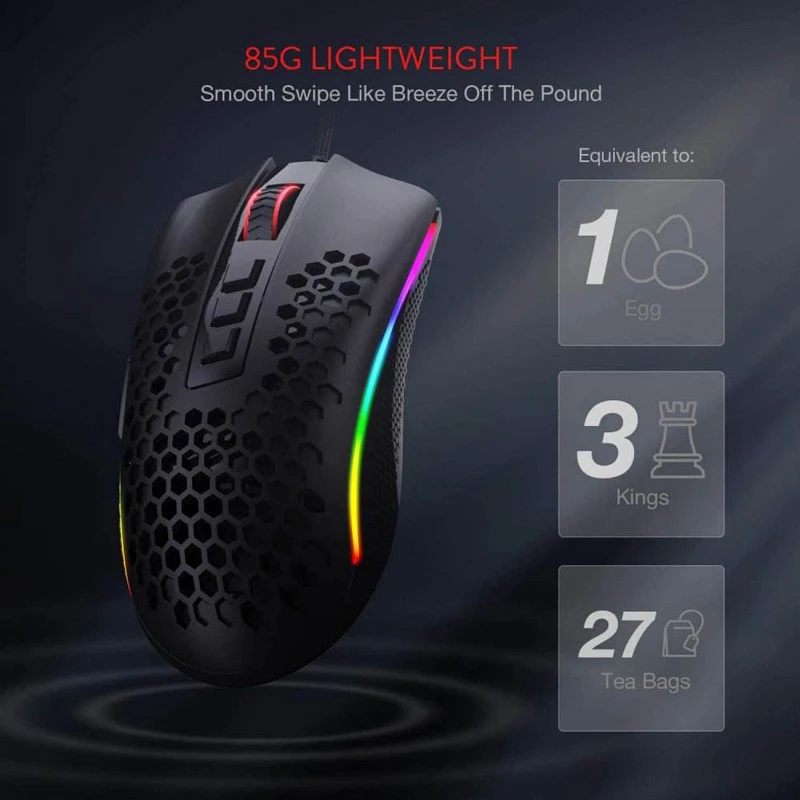 موس گیمینگ Redragon Storm M808-RGB