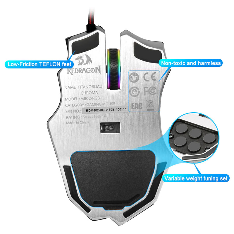 موس گیمینگ Redragon Titanoboa 2 Chroma M802 RGB