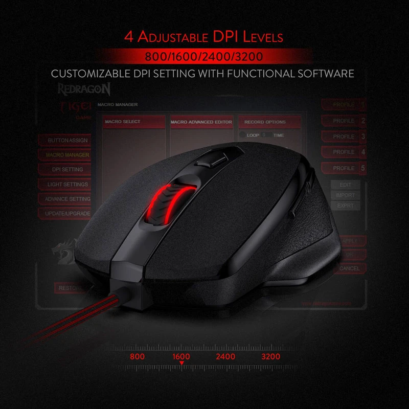 موس گیمینگ Redragon Tiger 2 M709