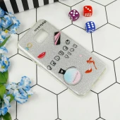 قاب ژله ای طرح دار Samsung Galaxy S7 Edge Robobear نقره ای